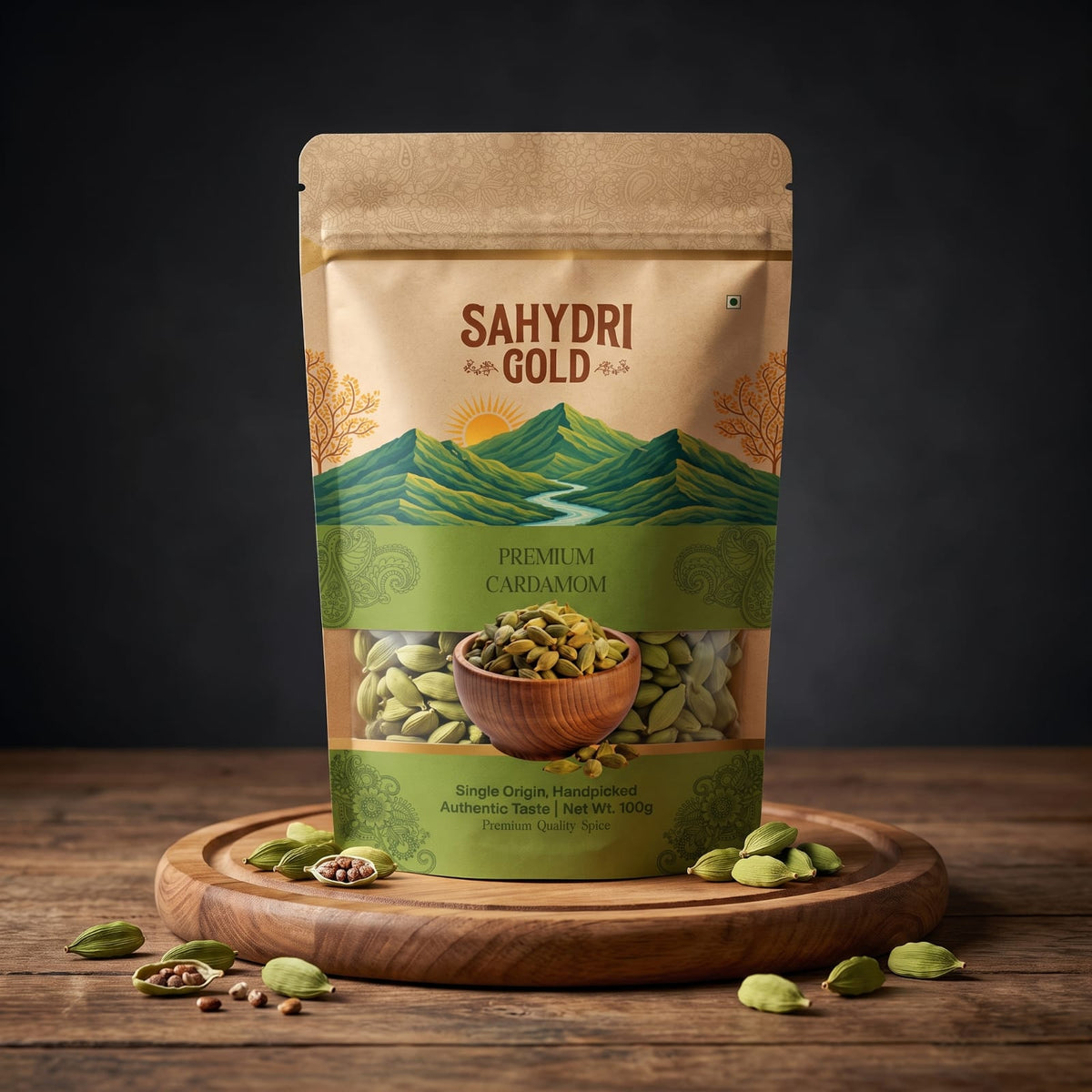 Green Cardamom (Elaichi) 8mm + Premium Grade