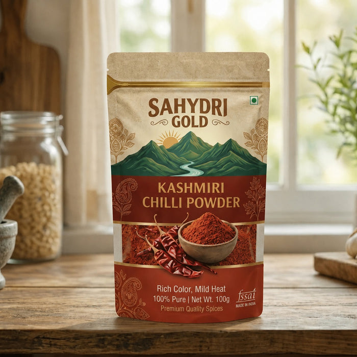 Kashmiri Chilli Powder – Rich Color, Mild Heat