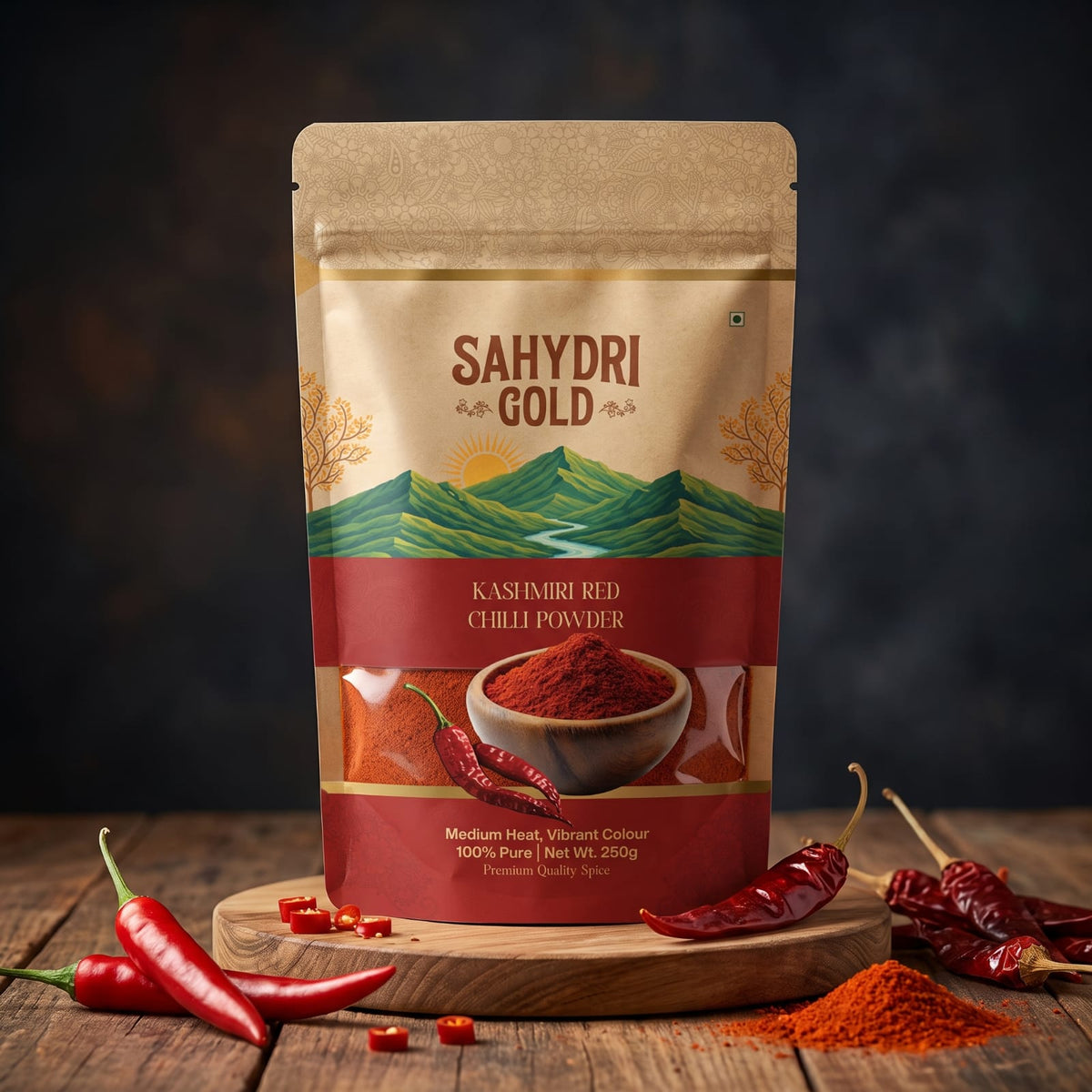 Kashmiri Chilli Powder – Rich Color, Mild Heat
