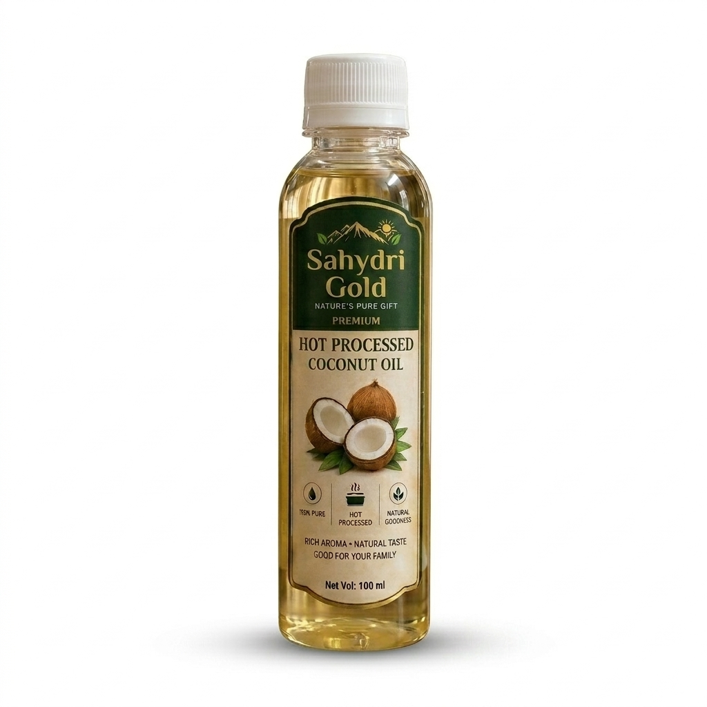 Traditional Hot Processed Coconut Oil (Pure & Natural)